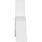 Ekena Millwork Archdale Architectural Grade PVC Gable Bracket, 96"W x 24"H x 6"D x 6"F, 6/12 Pitch GBP096X24X0606ARC00 - alternate 2